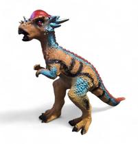 Boneco Vinil Dinossauro Grande Som e Luz Paquicefalossauro