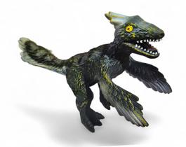 Boneco Vinil Dinossauro Grande Som e Luz Pyroraptor