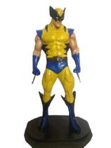 Boneco Wolverine com Garras em metal 30cm Colecionável Estátua em Resina Miniatura Enfeite Boneco Wolverine com Garras em metal 30cm Colecionável Estátua em Resina Miniatura Enfeite