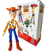 Boneco Wood Toy Story Original Sherif Caixa Vinil Brinquedo