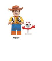 Boneco Woody com Garfinho Toy Story 4 Bloco de Montar - Chinesa