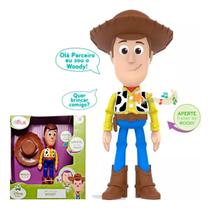 Boneco Woody Toy Story Com Som Fala Frases Brinquedo Infantil Disney