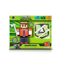 Boneco Youtuber Hey Davi Minecraft 15cm e Acessorios Boneco Youtuber Hey Davi Minecraft 15cm e Acessorios