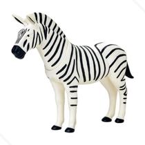 Boneco Zebra Bicho Safari Brinquedo Colecionável - Adijomar Brinquedos