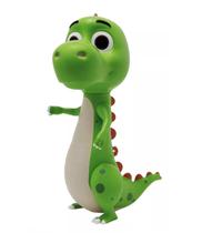Boneco Zigaloo Looloo Kids Youtube Dinossauro Em Vinil 28cm