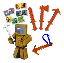 Boneco ZOOM 15cm Articulado C/ 3 Acess. e Ferram. e Chaveiro