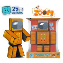 Boneco Zoom Turma do Problems-Peq - 25cm-Minecraft Algazarra