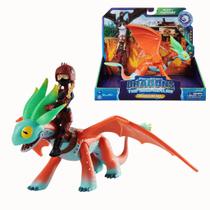 Bonecos Alex e Feathers Dragons DreamWorks Os Noves Reinos - Sunny Brinquedos