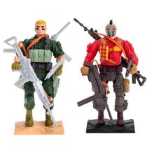 Bonecos Articulado Sos Commandos Vs Terror White Billy E Gladios - Gulliver