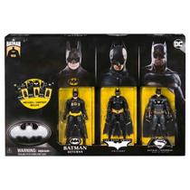 Bonecos Batman 85 Anos Pack Especial Com 3 Peças Brinquedo Coleção