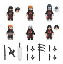 Bonecos Blocos De Montar Akatsuki Hidan Ushiha Sasuke Naruto