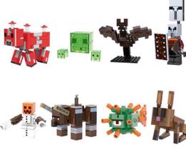 Bonecos Blocos De Montar Coleção Slime Minecraft 600 Peças - Mega Block Toys