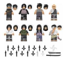 Bonecos Blocos De Montar Naruto Sasuke Itachi Neji Hinata