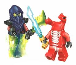 Bonecos Blocos De Montar Ninja Fantasma Vs Fangdam Ninjago