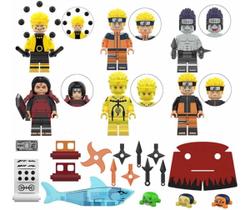 Bonecos Blocos De Montar Super Coleção Naruto Uzumaki