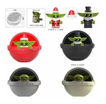 Bonecos Blocos Montar Coleção Natal Baby Yoda Mandalorian