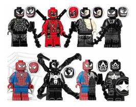 Bonecos Blocos Montar Homem Aranha Venom Deadpool Venomverso Bonecos Blocos Montar Homem Aranha Venom Deadpool Venomverso