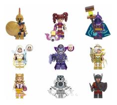 Bonecos Blocos Montar League Of Legends Lol Ashe Ahri Riven