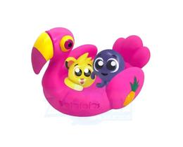 Bonecos Bolofofos Pow E Rick Domingo Abacaxi Flamingo 3223