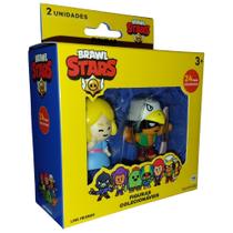 Bonecos Brawl Stars Pack 2 Personagens Piper e Bo Multikids