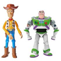 Bonecos Buzz Lightyear e Woody que Fala Português- Toyng