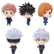 Bonecos Coleção Jujutsu Kaisen Action Figures Colecionaveis Itadori Gojo Nobara Kit Brinquedo Presente