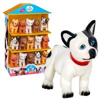 Bonecos Coleção My Fun Pets Cachorrinho Buldog Francês