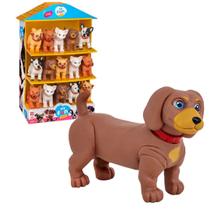 Bonecos Coleção My Fun Pets Cachorrinho Salsicha
