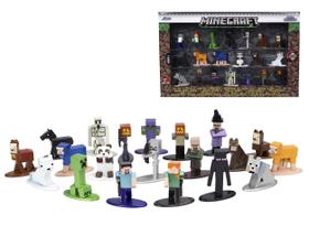 Bonecos colecionáveis Jada Toys Minecraft 1.65, pacote com 20, Wave 5 Bonecos colecionáveis Jada Toys Minecraft 1.65, pacote com 20, Wave 5