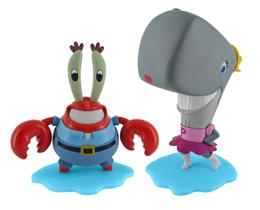 Bonecos Colecionáveis NECA Bob Esponja - Pacote com 2