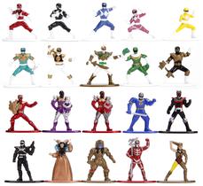 Bonecos Colecionáveis Power Rangers Jada Toys - Pacote com 20 Unidades (1,65") Bonecos Colecionáveis Power Rangers Jada Toys - Pacote com 20 Unidades (1,65")