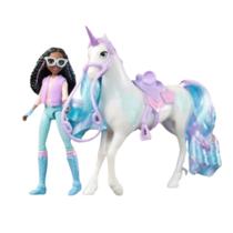 Bonecos Colecionáveis Unicorn Academy Layla & Glacier com 2 Acessórios de Montaria - 7899573638092