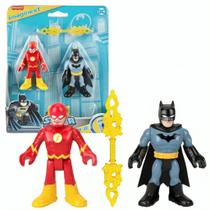 Bonecos DC Super Friends Batman E Flash Imaginext M5645 - Mattel - mattel