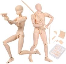 Bonecos de ação ABROBROKI Body-Kun DX e Body-Chan DX PVC 14,5 cm