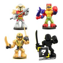 Bonecos de ação Akedo Ultimate Arcade Warriors, pacote com 4