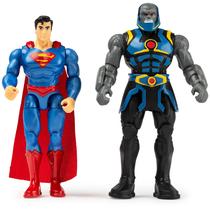 Bonecos de Ação DC Comics Superman vs. Darkseid (2 Unidades) - 10cm