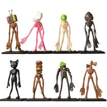 Bonecos de ação de 10 cm da EICHIMEOW, 8 peças, Siren Head Bonecos de ação de 10 cm da EICHIMEOW, 8 peças, Siren Head