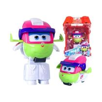Bonecos De Ação De Robô De Avião De Anime Transformável Super Wings Para Crianças, Brinquedos De