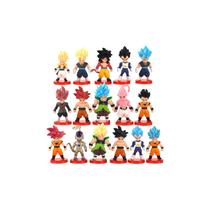 Bonecos de Ação Dragon Ball Z Gohan Vegeta 6-8cm - 16 unidades