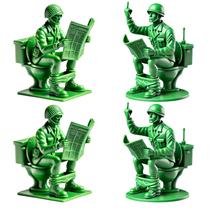 Bonecos de ação evqosiv Funny Green Army Man Resin 7,62 cm Bonecos de ação evqosiv Funny Green Army Man Resin 7,62 cm