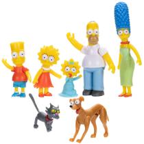 Bonecos de Ação Família Simpsons Disney - Escala 2,5"