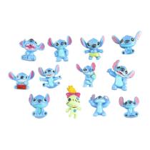 Bonecos De Ação Fofos Do Stitch Em Miniatura, 12 Peças De 3-3,5cm, Modelo Em PVC, Enfeites De Mesa,