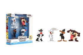 Bonecos de Ação Jada Toys Looney Tunes - Pacote com 4 (Wave 1) - 2,5"