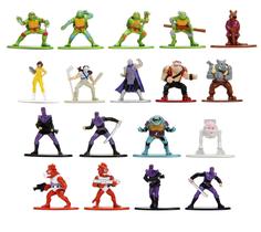 Bonecos de ação Jada Toys Teenage Mutant Ninja Turtles, pacote com 18