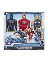 Bonecos de ação Marvel Avengers Titan Hero Series, pacote com 3 cm Bonecos de ação Marvel Avengers Titan Hero Series, pacote com 3 cm