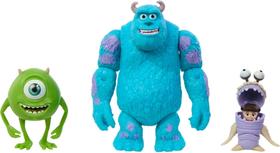 Bonecos de Ação Mattel Disney Pixar Monsters, Inc. - Pacote