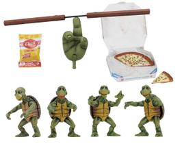Bonecos de ação NECA Teenage Mutant Ninja Turtles em escala 1/4