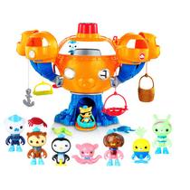 Bonecos de ação Octonauts Octopus Castle Toy com 8 bonecos Wokex