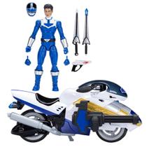 Bonecos de Ação Power Rangers Lightning Time Force Blue Bonecos de Ação Power Rangers Lightning Time Force Blue