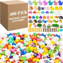 Bonecos de animais em miniatura de resina a granel, 400 unidades para decoração de jardim Bonecos de animais em miniatura de resina a granel, 400 unidades para decoração de jardim